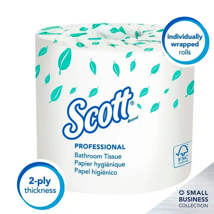 Limited Edition Scott Embossed 2-Ply Toilet Paper, 550 Sheets, 20 Rolls